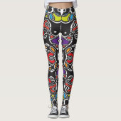 Kosmischer Swirl Leggings (Vorderseite)