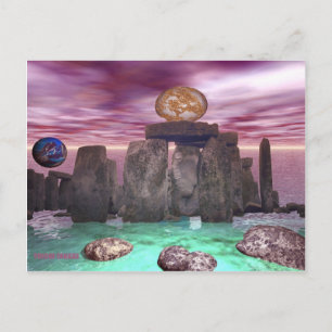 Kosmischer Tanz 3 Postkarte