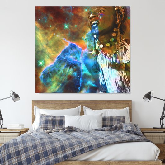 kosmischer Tanz Leinwanddruck (Insitu (Schlafzimmer))
