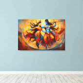 kosmischer Tanz Leinwanddruck (Insitu (Holzboden))