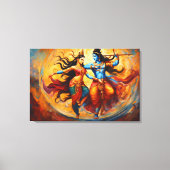 kosmischer Tanz Leinwanddruck (Vorderseite)