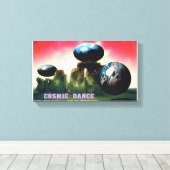 kosmischer Tanz Leinwanddruck (Insitu (Holzboden))