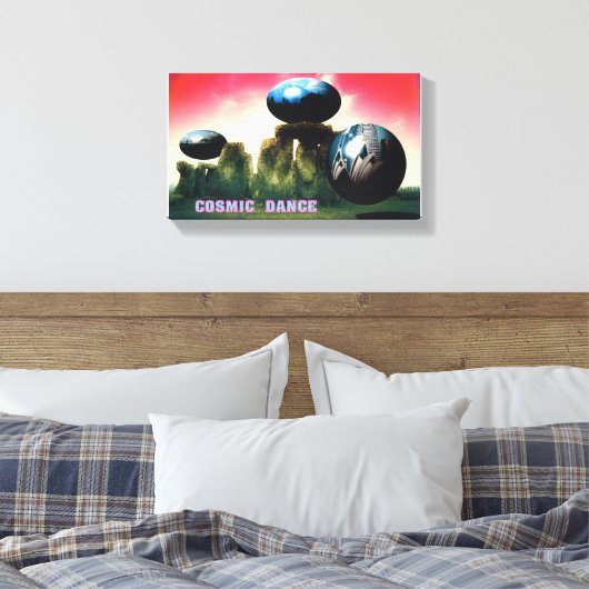kosmischer Tanz Leinwanddruck (Insitu (Schlafzimmer))