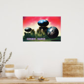 kosmischer Tanz Poster (Küche)