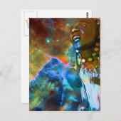 kosmischer Tanz Postkarte (Vorne/Hinten)