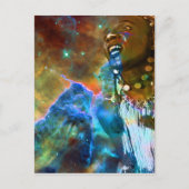 kosmischer Tanz Postkarte (Vorderseite)