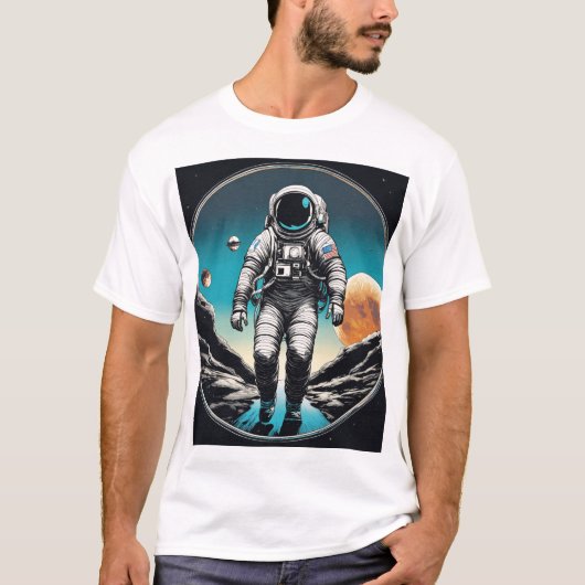 Kosmischer Tanz: Schwerkraft-Inspiriert T - Shirt- T-Shirt (Vorderseite)