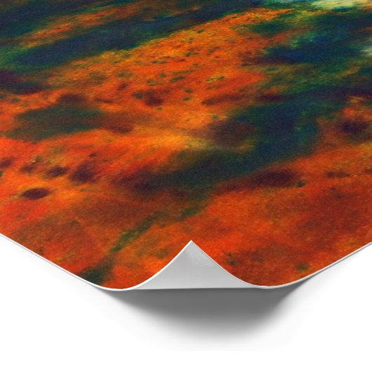 kosmischer Tänzer Poster (Ecke)