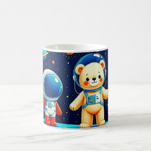 Kosmischer Teddy-Rakete Kaffeetasse