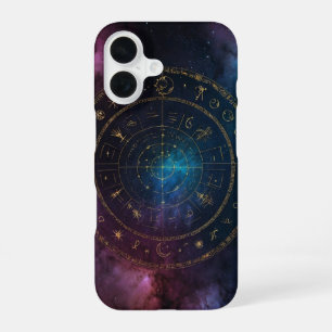 Kosmischer Tierkreis iPhone 16 Hülle