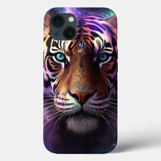 Kosmischer Tiger Case-Mate iPhone Hülle (Rückseite)