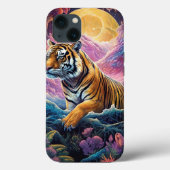 Kosmischer Tiger Case-Mate iPhone Hülle (Rückseite)