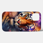Kosmischer Tiger Case-Mate iPhone Hülle (Rückseite (Horizontal))