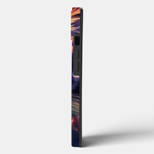 Kosmischer Tiger Case-Mate iPhone Hülle (Rückseite / Links)