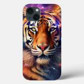 Kosmischer Tiger Case-Mate iPhone Hülle (Rückseite)