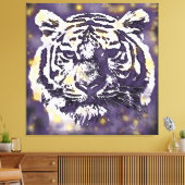 Kosmischer Tiger Leinwanddruck (Insitu (Wohnzimmer))
