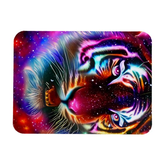 Kosmischer Tiger Magnet (Horizontal)