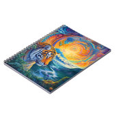 Kosmischer Tiger Notizblock (Linke Seite)