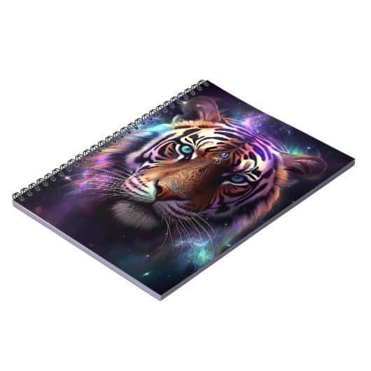 Kosmischer Tiger Notizblock (Linke Seite)