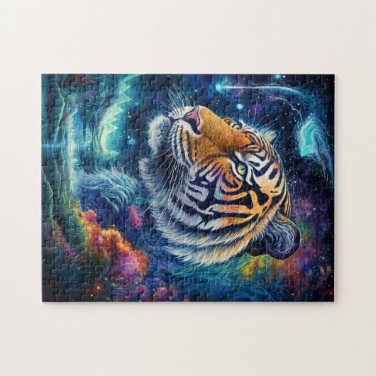 Kosmischer Tiger Puzzle (Horizontal)