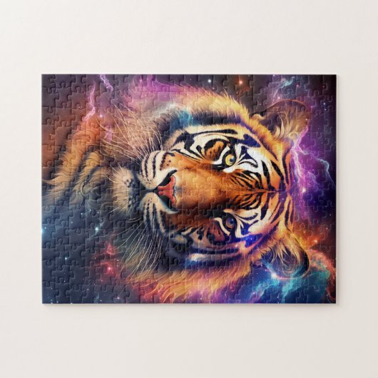 Kosmischer Tiger Puzzle (Horizontal)