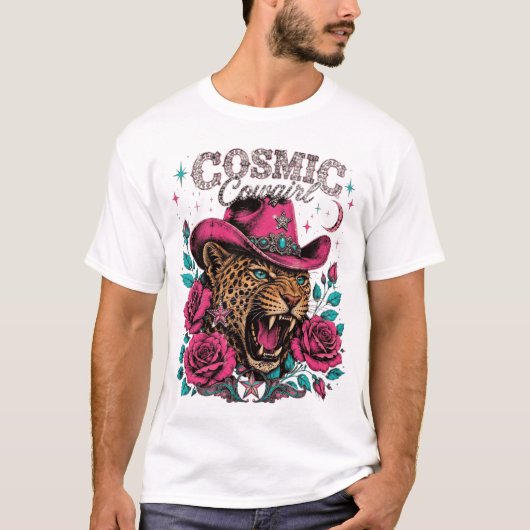 kosmischer Tiger T-Shirt (Vorderseite)