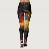 Kosmischer Traum in Primärfarben Leggings (Rückseite)