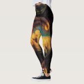 Kosmischer Traum in Primärfarben Leggings (Links)