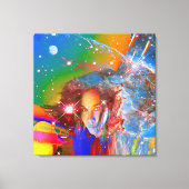 Kosmischer Traum Leinwanddruck (Vorderseite)