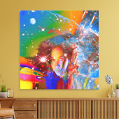 Kosmischer Traum Leinwanddruck (Insitu (Wohnzimmer))