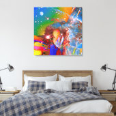 Kosmischer Traum Leinwanddruck (Insitu (Schlafzimmer))