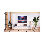 Kosmischer Traum mit fiery Planet Fotodruck