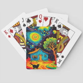 "Kosmischer Traum: Mystische Nacht" Spielkarten