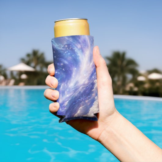 Kosmischer Traum: Wirbelnde Nebel & Sternennacht Selters Dosenkühler (In Situ Pool)