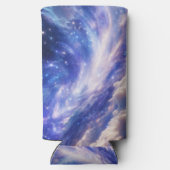 Kosmischer Traum: Wirbelnde Nebel & Sternennacht Selters Dosenkühler (Rückseite)