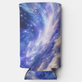 Kosmischer Traum: Wirbelnde Nebel & Sternennacht Selters Dosenkühler (Vorderseite)