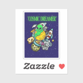 kosmischer Träumer Aufkleber