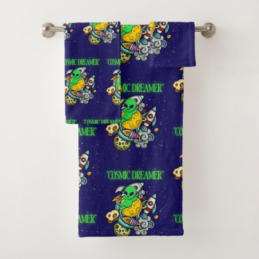kosmischer Träumer Badhandtuch Set (Insitu)