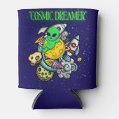 kosmischer Träumer Dosenkühler (Vorderseite)