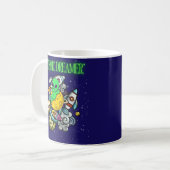 kosmischer Träumer Kaffeetasse (Vorderseite Links)