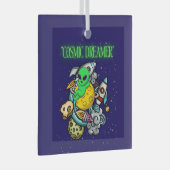 kosmischer Träumer Ornament Aus Glas (Vorderseite Rechts)