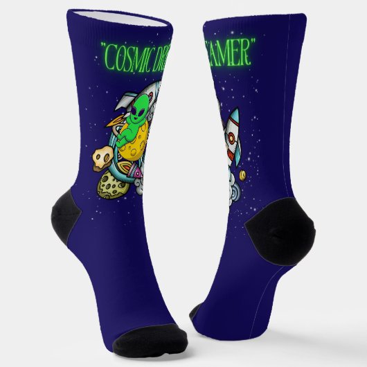 kosmischer Träumer Socken (Gewinkelt)