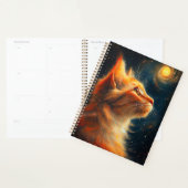 Kosmischer Träumer | Sternengucker-Katze Ginger Planer (Anzeige)