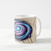 Kosmischer Vortex: Gravity's Embrace Kaffeetasse (VorderseiteRechts)