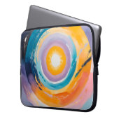 Kosmischer Vortex: Sonneneinstrahlung Laptopschutzhülle (Vorderseite Links)
