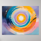 Kosmischer Vortex: Sonneneinstrahlung Poster (Vorne)