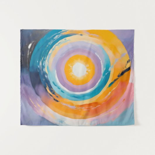 Kosmischer Vortex: Sonneneinstrahlung Wandteppich (Vorderseite (Horizontal))