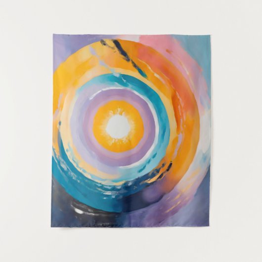 Kosmischer Vortex: Sonneneinstrahlung Wandteppich (Vorderseite)