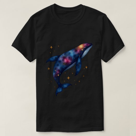 Kosmischer Wal T-Shirt (Design vorne)