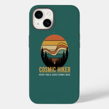 Kosmischer Wanderer Retro 70er Sonnenuntergang Wel